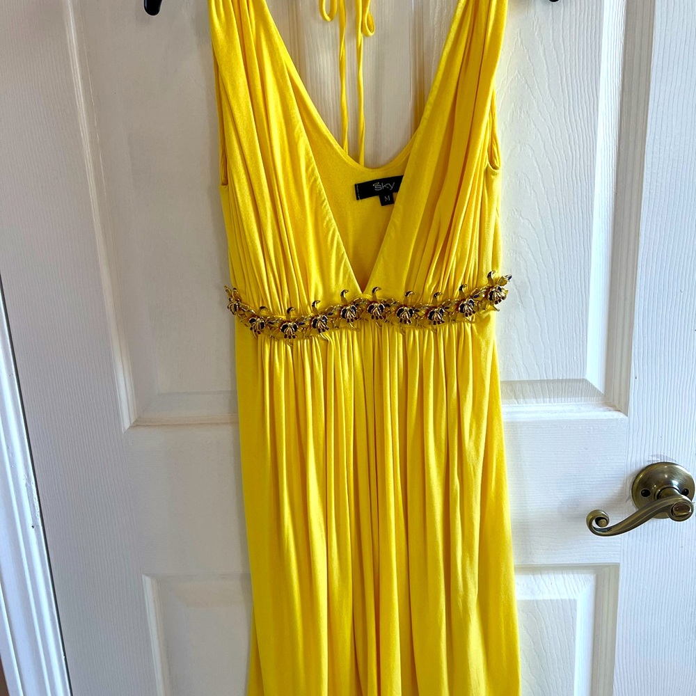 Mini sky dress